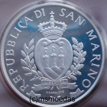Preview: San Marino 5 Euro Silber Münze 2013 John F. Kennedy PP