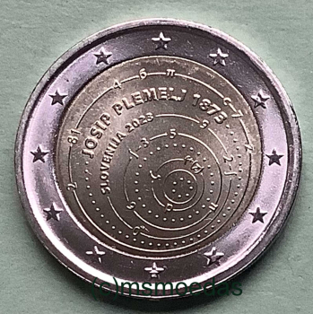 Slowenien 2 Euro Gedenkmünze 2023 Josip Plemelj