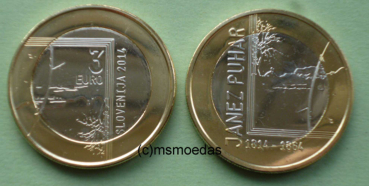 Slowenien 3 Euro Sondermünze 2014 Puhar
