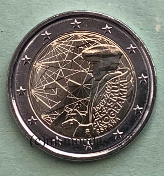 Spanien 2 Euro Gedenkmünze 2022 Erasmus-Programm