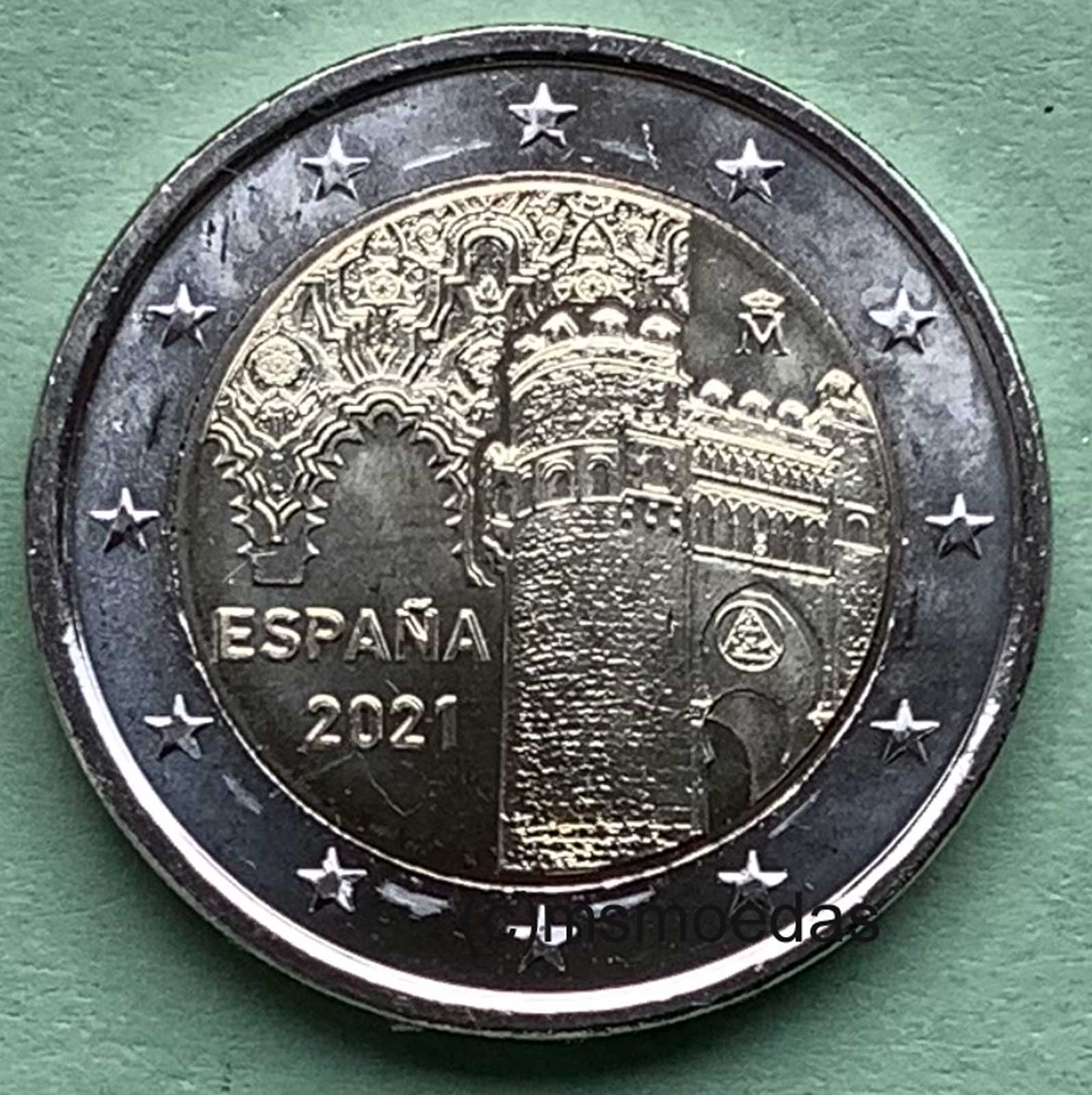 msmoedas - Spanien, Rolle, 25 x 2 Euro, 2 Euro, Toledo ...