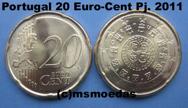 Portugal 20 Euro-Cent 2011