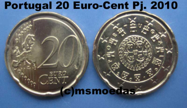 Portugal 20 Euro-Cent 2010