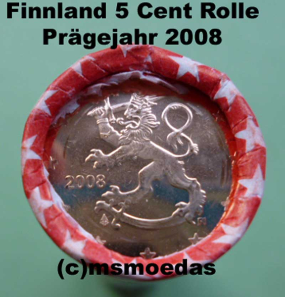 Finnland 5 Cent Rolle 2009