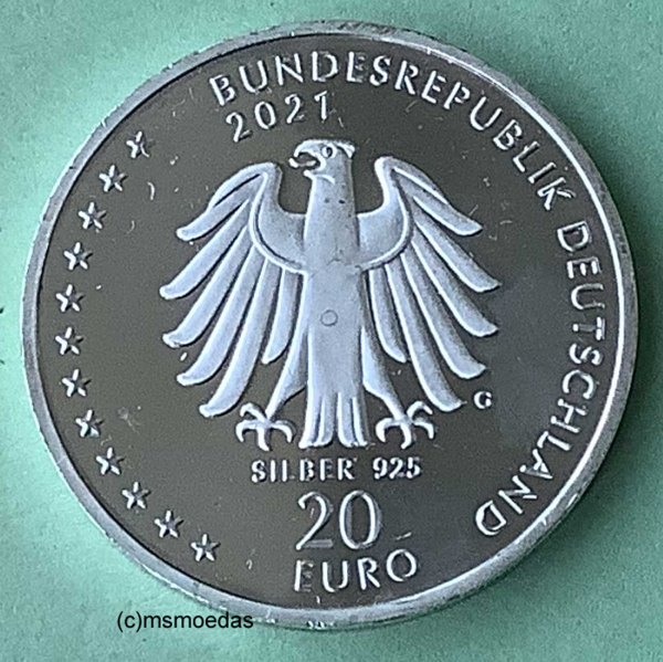 Deutschland 20 Euro Sondermünze 2021 Sebastian Kneipp (G)