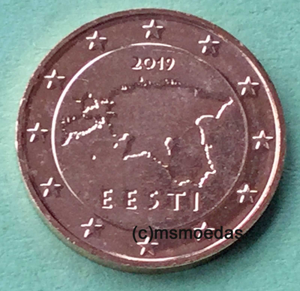 Estland 1 Cent Münze 2019 Euromünze