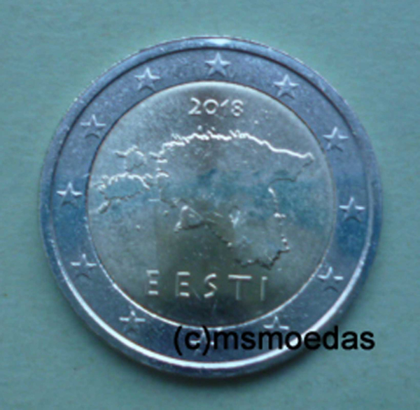 Estland 2 Euro Kursmünze 2018