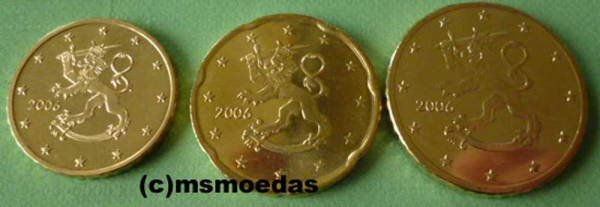 Finnland 10+20+50 Euro-Cent 2004