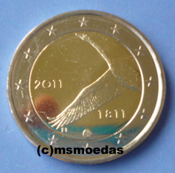 Finnland 2 Euro Gedenkmünze 2011 Bank