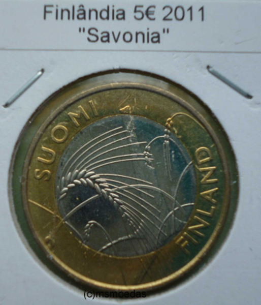 Finnland 5 Euro Sondermünze 2011 Savonia
