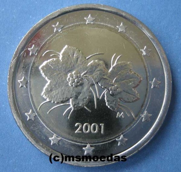 Finnland 2 Euro Kursmünze 2001