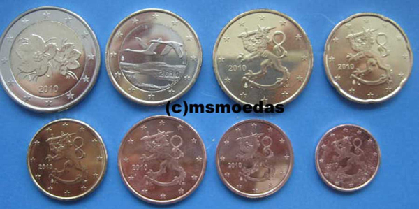 Finnland Euro KMS 2010 (1 Cent bis 2 Euro)