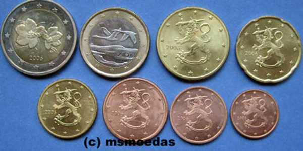 Finnland Euro KMS 2006 (1 Cent bis 2 Euro)