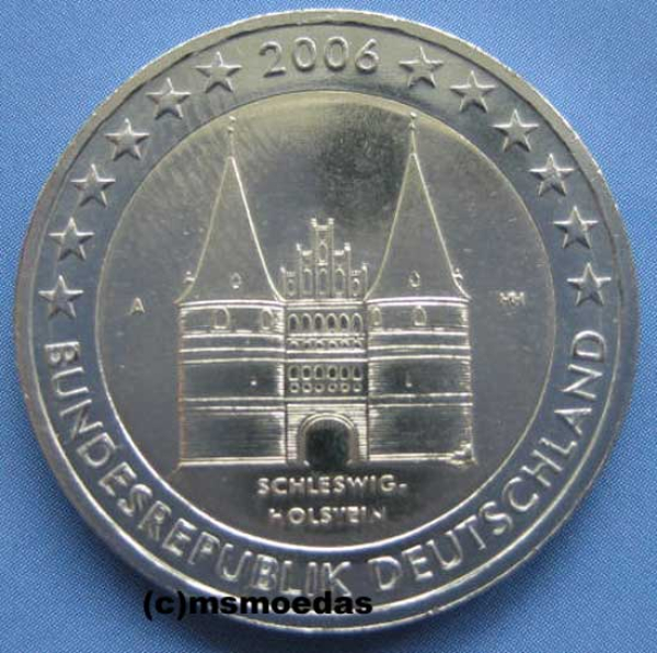 Deutschland 2 Euro Gedenkmünze 2006 Holstentor A (Berlin)