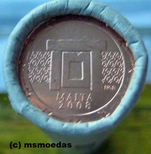 Malta 2 Cent Rolle 2008