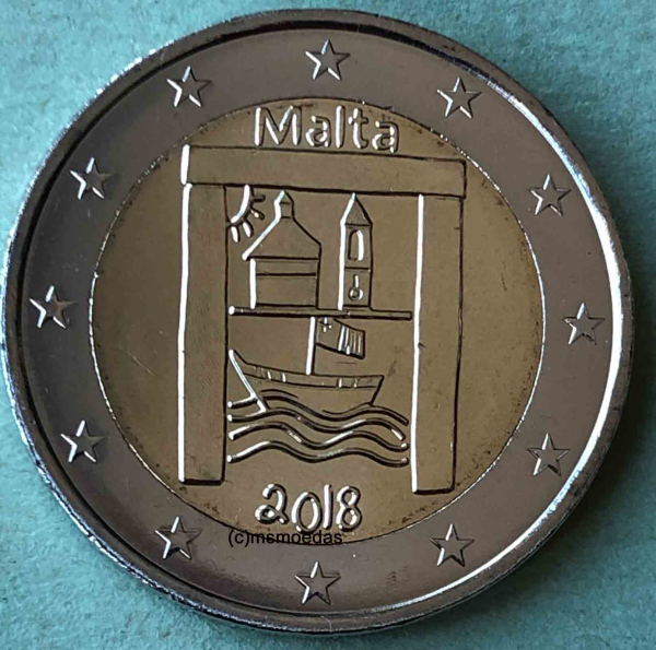 Malta 2 Euro Gedenkmünze 2018 Kulturelles Erbe