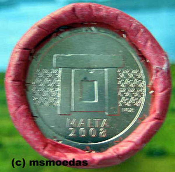Malta 5 Cent Rolle 2008