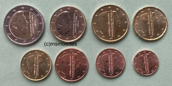 Niederlande Euro KMS 2016 (1 Cent bis 2 Euro)