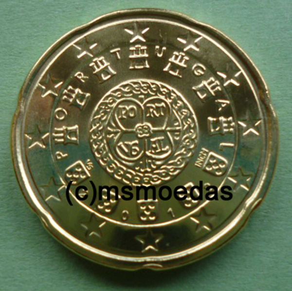 Portugal 20 Euro-Cent 2017 Stempelglanz
