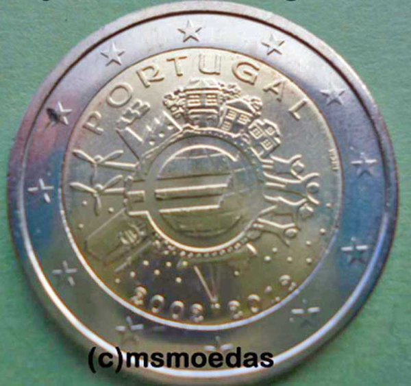 Portugal 2 Euro Coincard 2012 Euro-Bargeld Proof