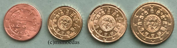 Portugal Euro KMS 2021 (5 Cent, 10 Cent, 20 Cent, 50 Cent)