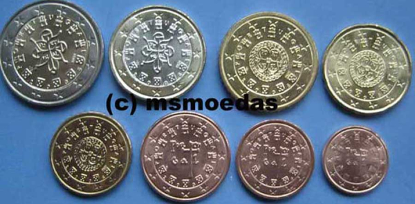 Portugal Euro KMS 2012 (1 Cent bis 2 Euro)
