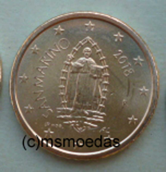 San Marino 50 Euro-Cent 2018 neues Motiv