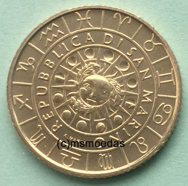 San Marino 5 Euro Sondermünze 2020 Sternzeichen Waage