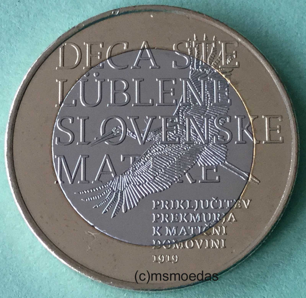Slowenien 3 Euro Sondermünze 2019 Prekmurje