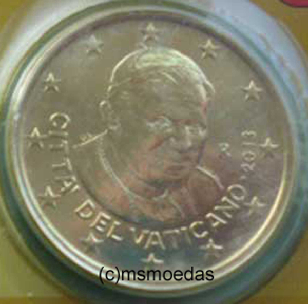 Vatikan 50 Euro-Cent Münze 2013