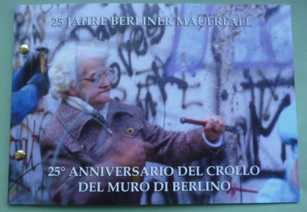 Vatikan 2 Euro Gedenkmünze 2014 Mauerfall Berlin Numisbrief