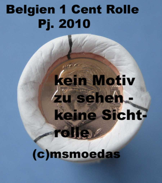 Belgien 1 Cent Rolle 2010 Euromünzen