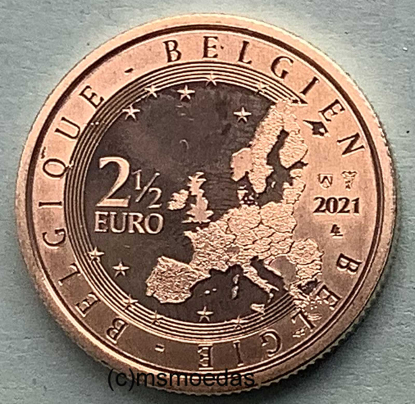Belgien 2,50 Euro Sondermünze 2021 Bierkultur