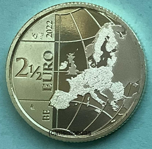 Belgien 2,50 Euro Sondermünze 2022 Euro-Münzen 20 Jahre