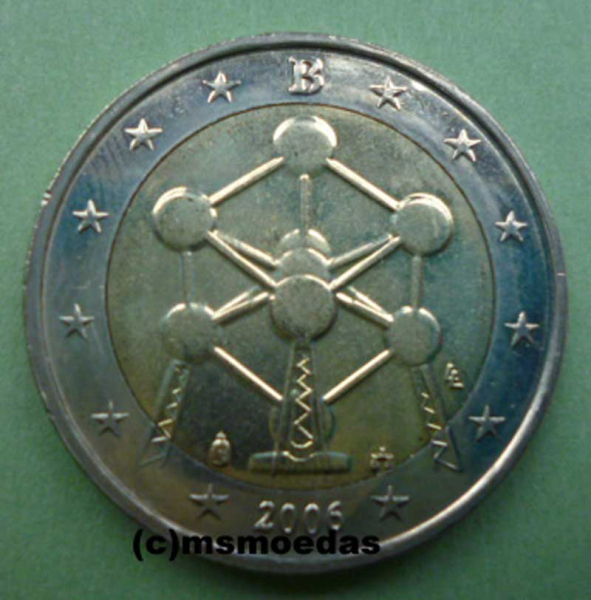 Belgien 2 Euro Gedenkmünze 2006 Atomium