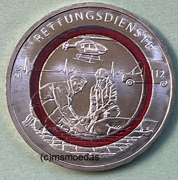 Deutschland 10 Euro Sondermünze 2026 Rettungsdienste (J)