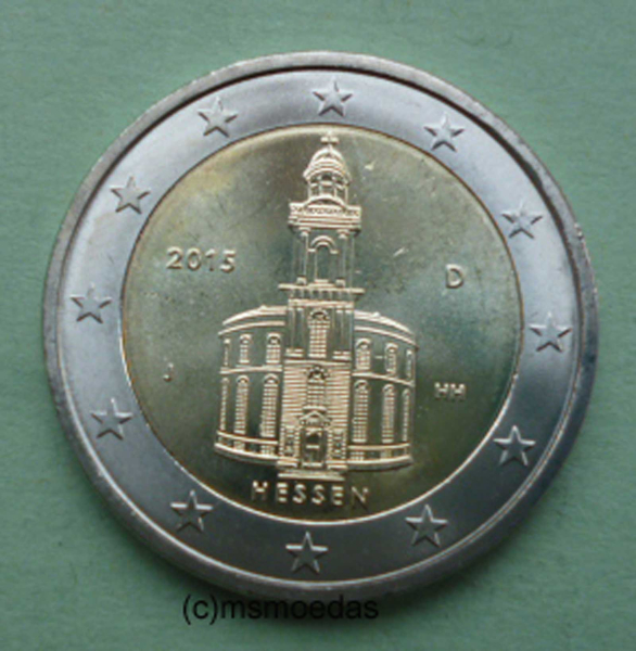 Deutschland 2 Euro CoinCard 2015 Hessen (A) Berlin BU