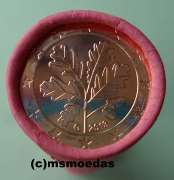 Deutschland 5 Cent Rolle 2013 (G) Karlsruhe
