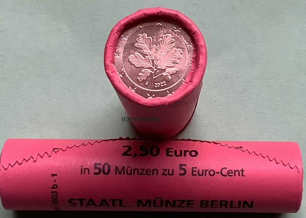 Deutschland 5 Cent Rolle 2022 (A) Berlin