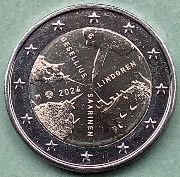 Finnland 2 Euro Gedenkmünze 2024 Architektur