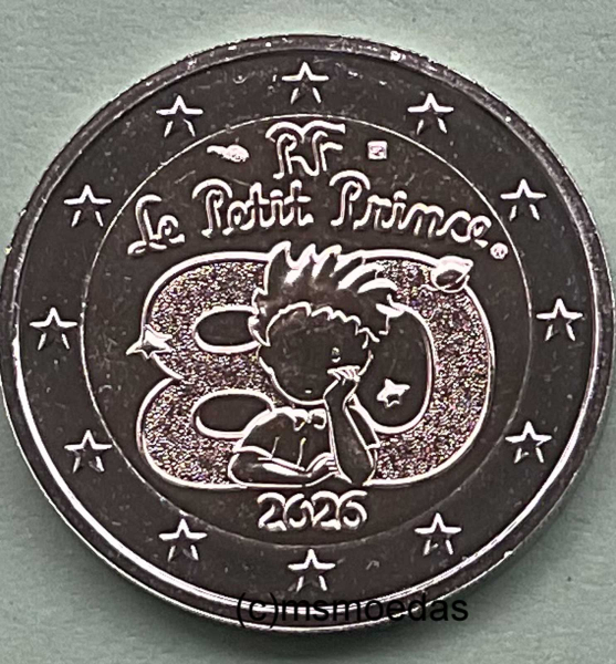 Frankreich 2 Euro Gedenkmünze 2026 Der kleine Prinz