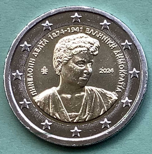 Griechenland 2 Euro Gedenkmünze 2024 Penelope Delta