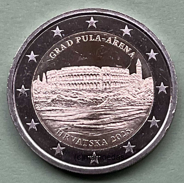 Kroatien 2 Euro Gedenkmünze 2025 Pula