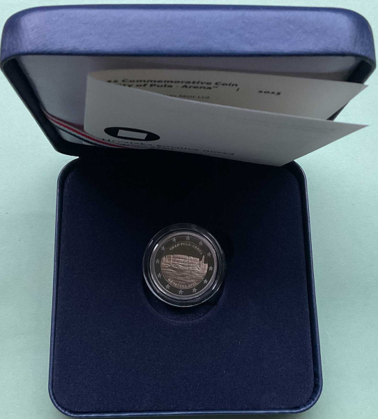 Kroatien 2 Euro 2025 Pula Gedenkmünze Proof PP