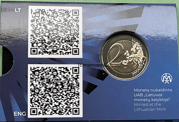 Litauen 2 Euro CoinCard 2026 Energieunabhängkeit Gedenkmünze