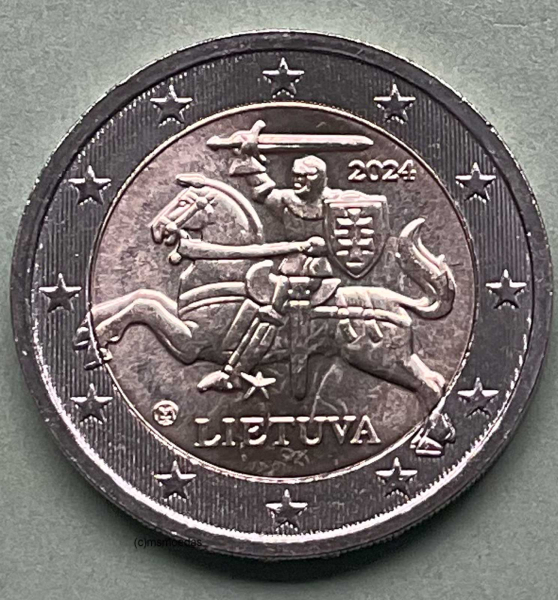 Litauen 2 Euro Kursmünze 2024