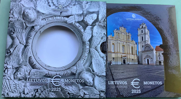 Litauen Offizieller Kursmünzensatz 2025 (1 Cent bis 2 Euro)
