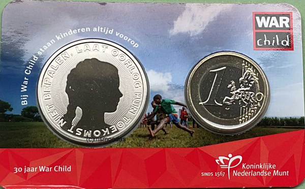 Niederlande 1 Euro 2025 CoinCard WAR Child