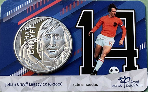 Niederlande Penning Johan Cruyff Legacy 2016–2026 Oranje-Barcelona Edition