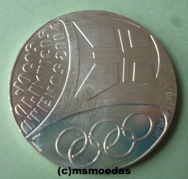 Portugal 10 Euro Silber Sondermünze 2004 Olympische Spiele